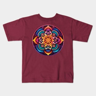 Ancient Indian Mandala Kids T-Shirt